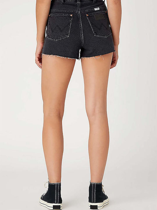 Wrangler Women's Jean High-waisted Shorts Gray