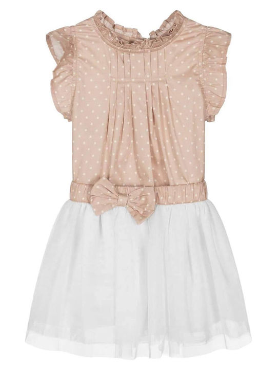 iDO Kids Set with Skirt Summer 2pcs Beige