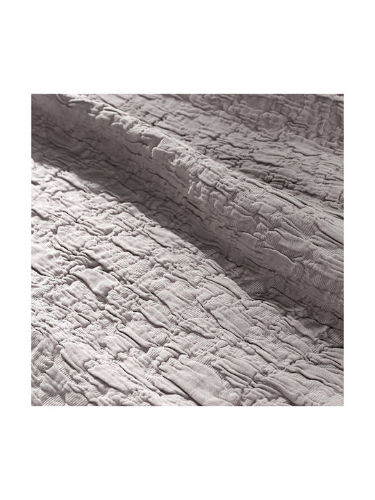 Guy Laroche Sofa Cushion Times Made of 100% Cotton Platinum 45x45cm