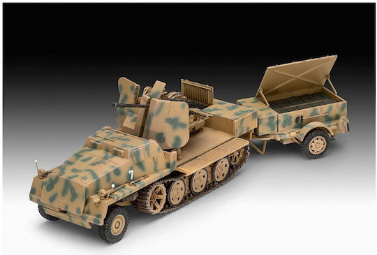 Revell sWS mit Flak-Aufbau als Sfl. mit Фигура за Моделизъм Резервоар в Мащаб 1:72