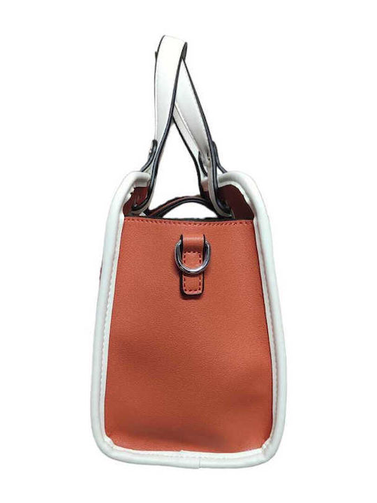 DAMEN LEDERTASCHE ORANGE