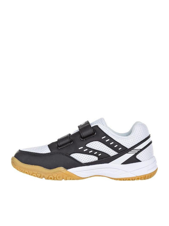 X-Pulse Kids Sports Shoes Tennis with Hoop & Loop Closure Black
