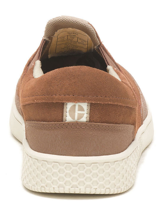 Pause Sport de piele Slip-on-uri pentru bărbați Maro
