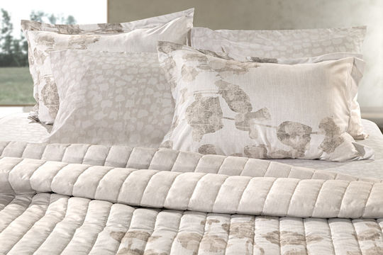 Guy Laroche Deco Cuvertură Extra-dublu Microfibra Nisip 220x240cm