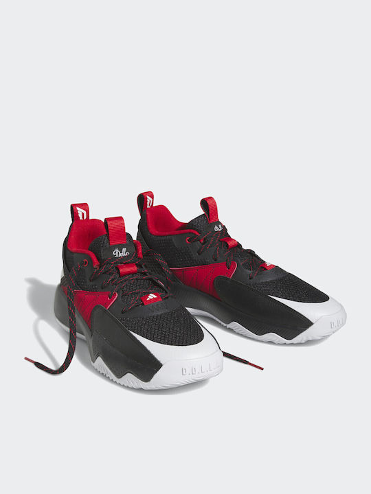 Dame Certified Low Basketball Shoes Scarlet / White / Black