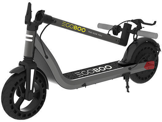 Egoboo Go 100 S Ηλεκτρικό Πατίνι με 25km/h Max Ταχύτητα και 30km Αυτονομία σε Γκρι Χρώμα