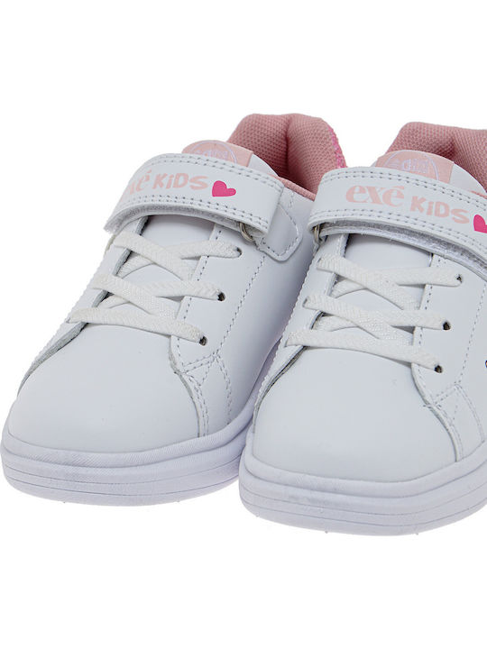Παιδικά Sneakers με Σκρατς Λευκά