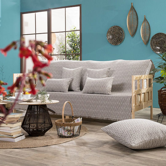 Teoran Giardino Ριχτάρι Πολυθρόνας Chenille 150x180εκ. 04