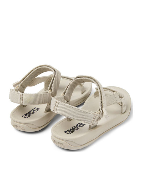 Match Women's Flat Sandals in Gray Color
