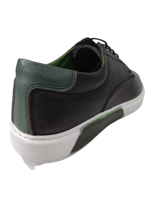 Leder Herren Freizeitschuhe Schwarz