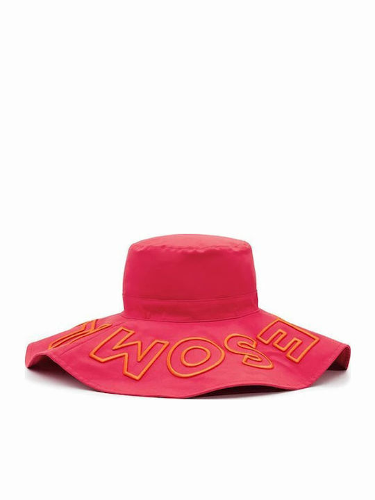 Desigual Γυναικείο Καπέλο Floppy Κόκκινο