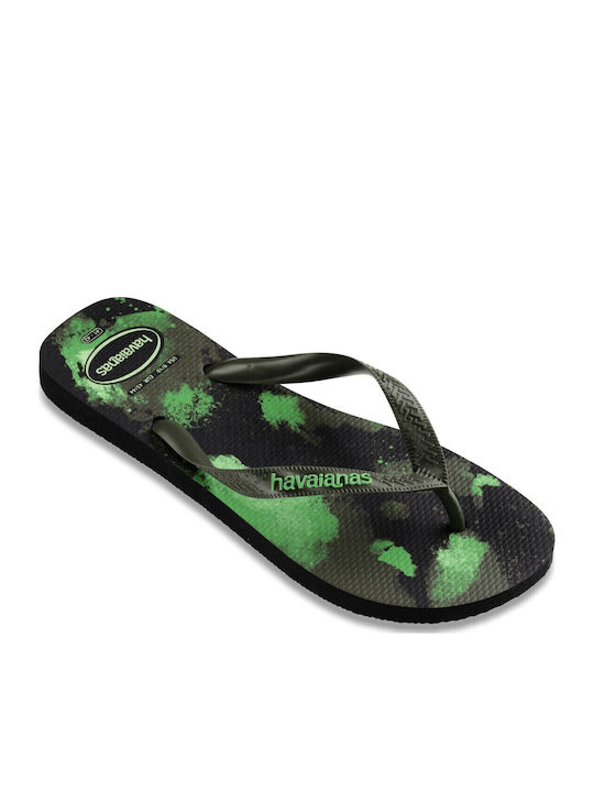 Top Camu Men's Flip Flops Green