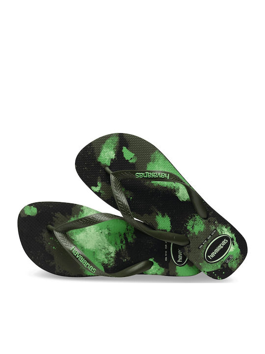 Top Camu Men's Flip Flops Green