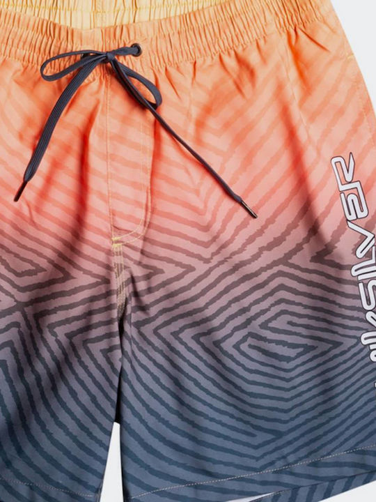 Everyday Warped Logo Herren-Bademode Kurze Hosen Mehrfarbig mit Mustern