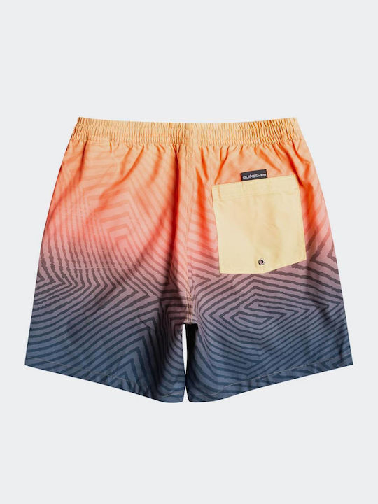 Everyday Warped Logo Herren-Bademode Kurze Hosen Mehrfarbig mit Mustern