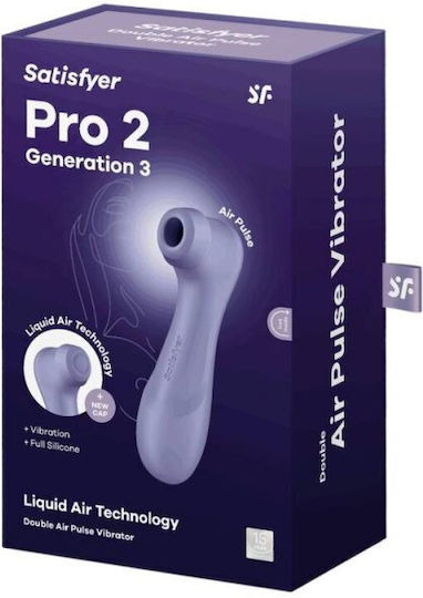 Satisfyer Pro 2 Generation 3 Liquid Air Αναρροφητής Αιδοίου με Δόνηση Lilac