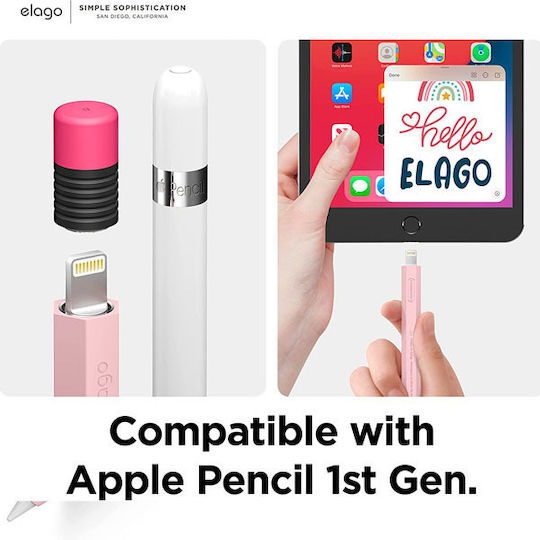 Elago Stylus Case Classic for Apple Pencil 1st Generation in Lovely Pink color