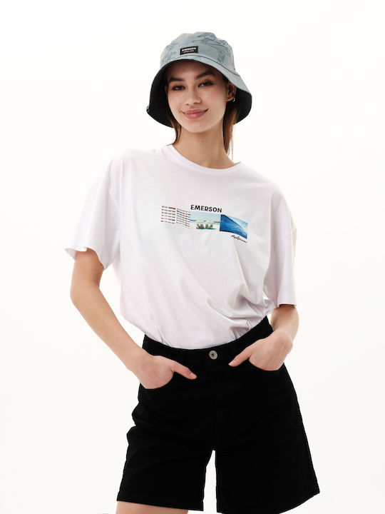 Γυναικείο Oversized T-shirt Λευκό