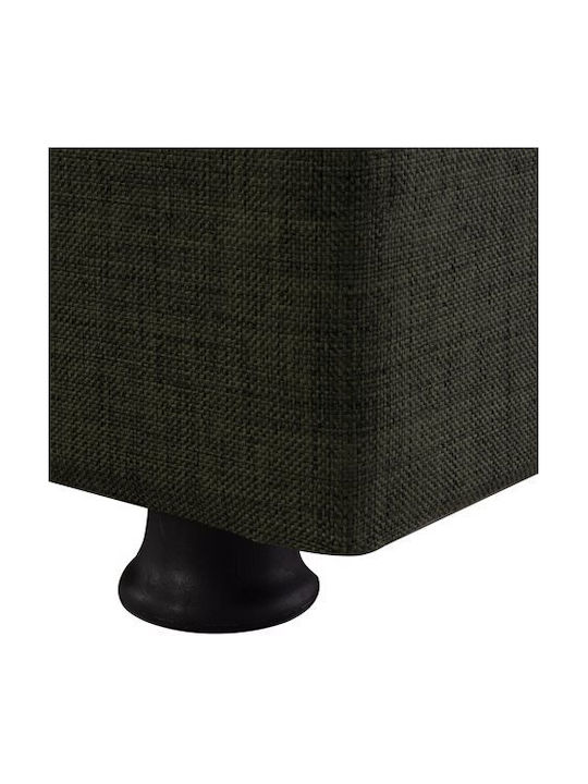 Andri Триместен Диван Спалня Текстил със съхранение Cupressus 180x72x77см.