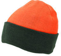 Beanie Männer Wendbar Beanie in Khaki Farbe