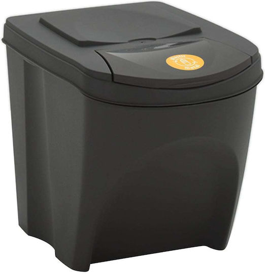 vidaXL Plastic Waste Bin 4x100lt Gray