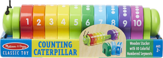 Melissa & Doug Baby Toy Wooden Counting Caterpillar made of Wood