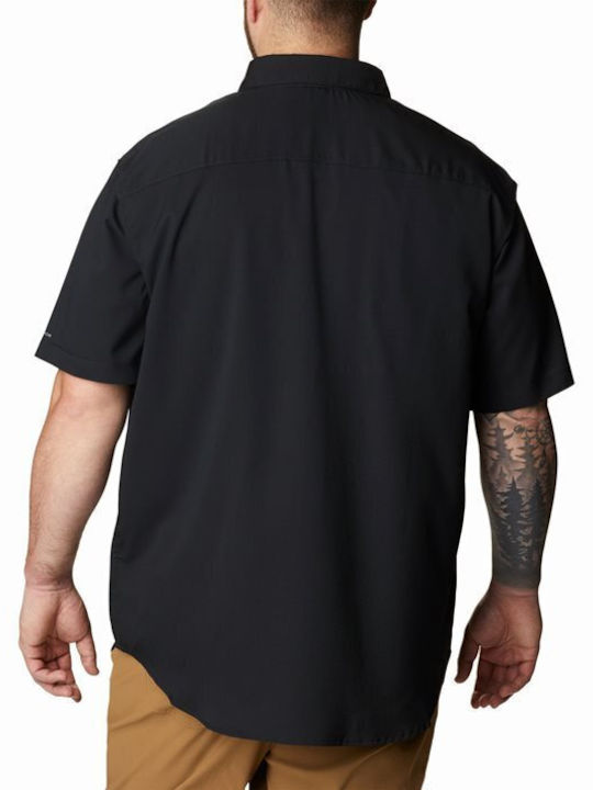 Columbia Men's Shirt Short Sleeve Black