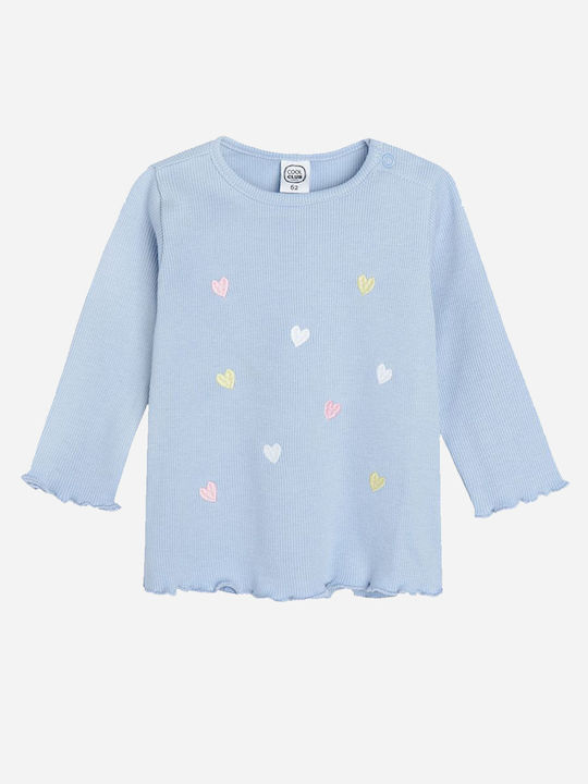 Cool Club Kids' Blouse Long Sleeve Light Blue