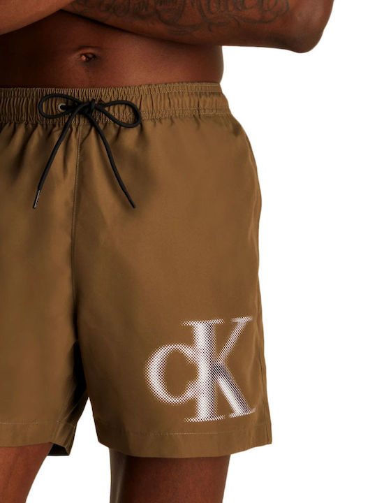 Calvin Klein Ανδρικό Μαγιό Σορτς Χακί