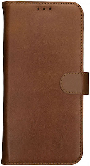 Rosso Deluxe Wallet Δερμάτινο Καφέ (Galaxy S23 Ultra)