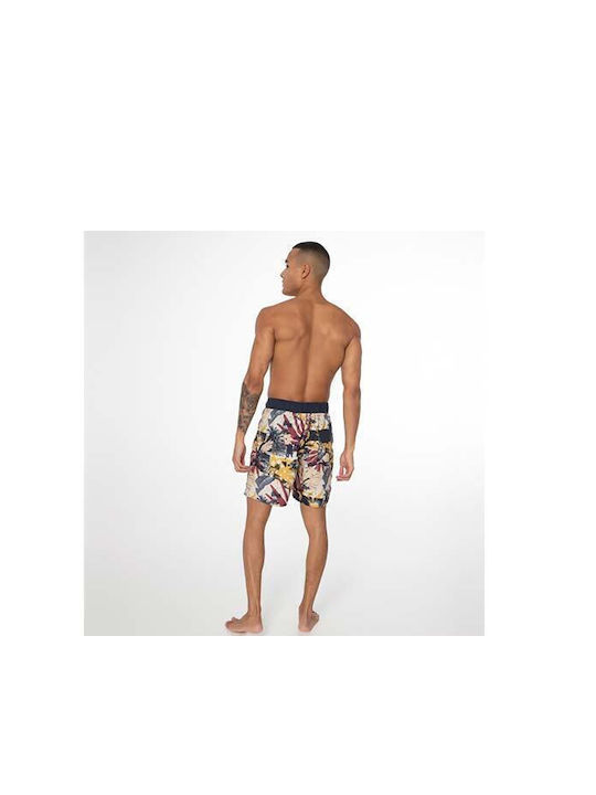 Herren Badehose Bermuda Mehrfarbig Drucken