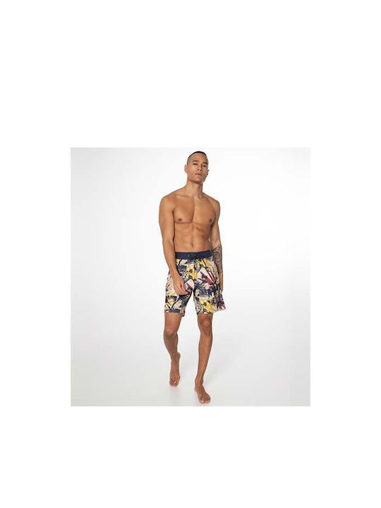 Herren Badehose Bermuda Mehrfarbig Drucken