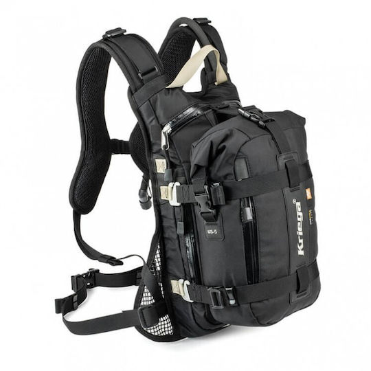 Kriega US-5 Drypack Waterproof Motorcycle Tail Bag 5lt Black