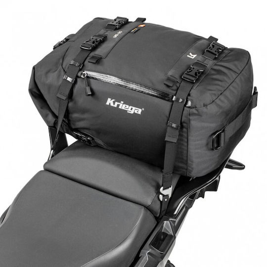 Kriega US-30 Drypack Waterproof Motorcycle Tail Bag 30lt Black