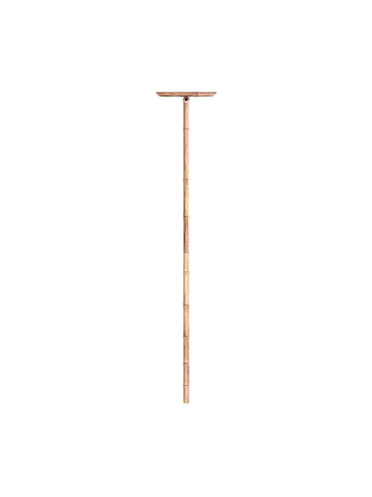Pergolă De Grădină Din Bambus Bej 385x40x205cm