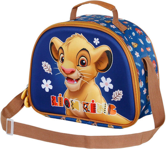Karactermania Lion King Little Face 3D Kids' Lunch Bag Shoulderbag Multicolour 4litres 25.5x10x20cm
