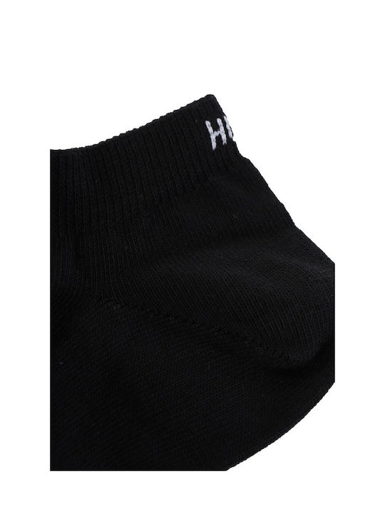 Hugo Boss Herren Einfarbige Socken Schwarz 6Pack