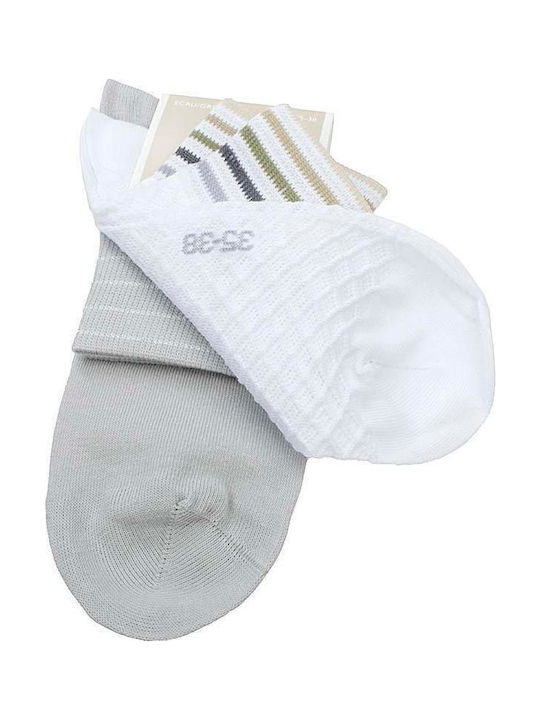 Tamaris Women's Solid Color Socks White 2Pack