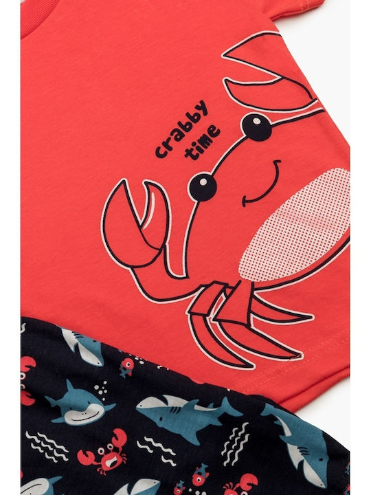 Minerva Kids' Pajamas Summer Orange Surf Day