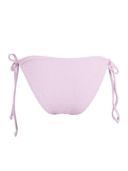 Bikini Slip mit Schnürchen Flieder