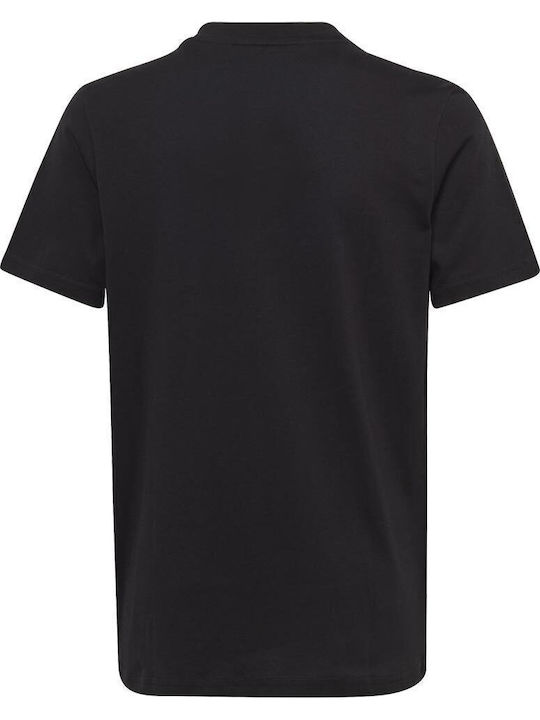 Kinder-T-Shirt Schwarz Essentials Big Logo