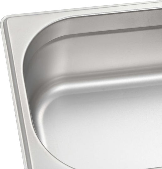 vidaXL Σκεύος Gastronorm Ανοξείδωτο GN1/4 με Βάθος 100mm 8τμχ