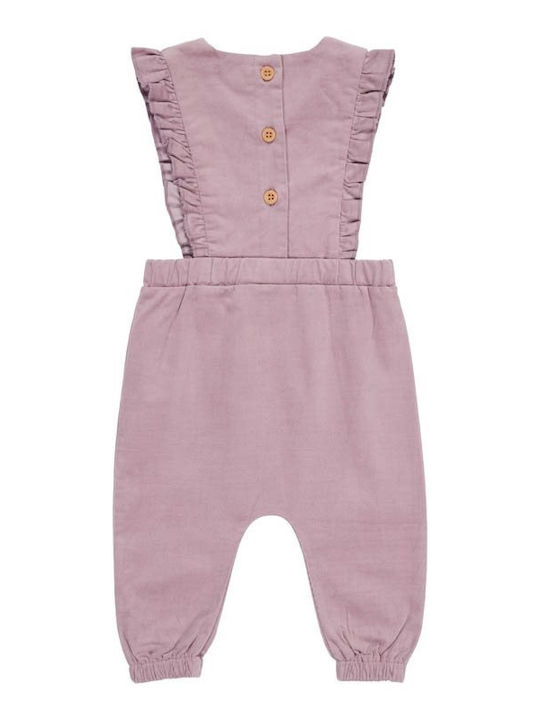 Little Dutch Girls Corduroy Jumpsuit Purple