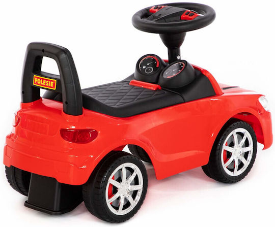 Polesie Super Car 4T Αυτοκινητάκι Ride On για 12+ μηνών με Ήχους Κόκκινο