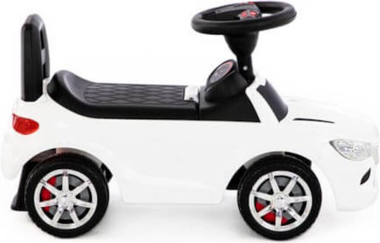 Polesie Super Car 4T Αυτοκινητάκι Ride On για 12+ μηνών με Ήχους Λευκό