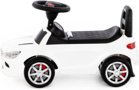 Polesie Super Car 4T Αυτοκινητάκι Ride On για 12+ μηνών με Ήχους Λευκό