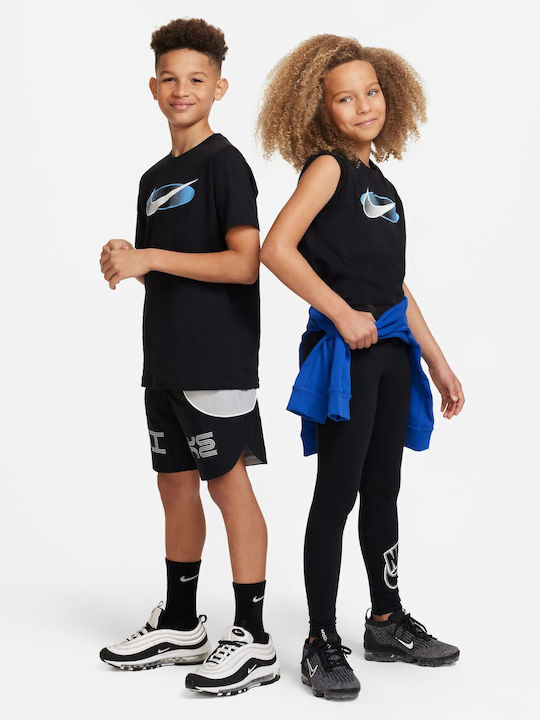 Παιδικό T-shirt Μαύρο Sportswear