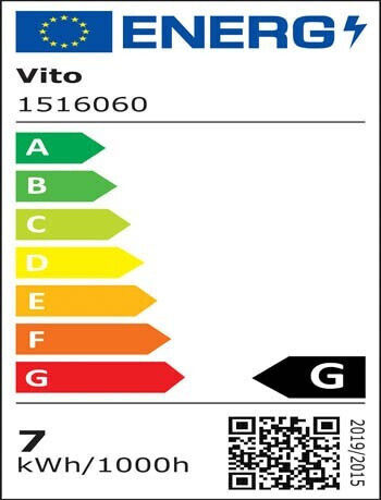 Vito Basis LED крушка 6.5W 125mm за фасунга E14 и форма C37 Неутрално бяло 520лм