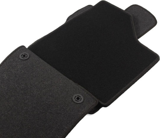 Petex Set of Front and Rear Mats 4pcs for Volkswagen Caddy 2020+ Black