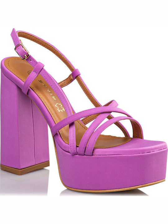 Envie Shoes Πέδιλα Μωβ
